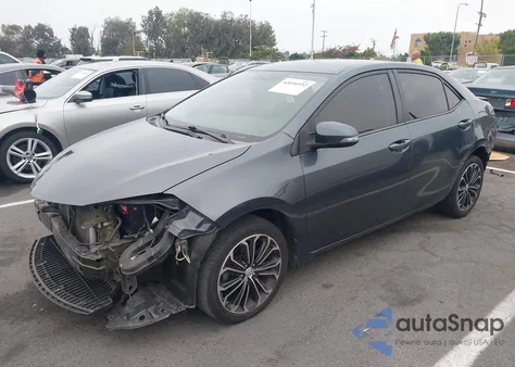 2015 Toyota Corolla S Plus from USA, damaged, VIN 5YFBURHE2FP246547